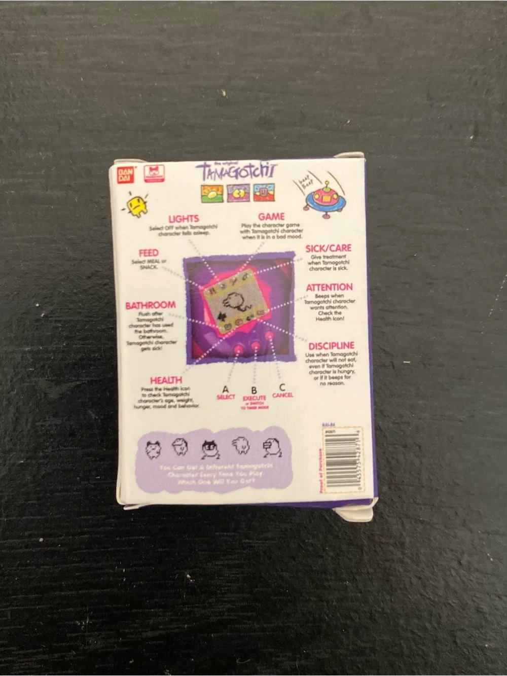Zuru Mini Brands Toys Pink Tamagotchi Tiny Collectibles Purple & White 1.5” Box - Picture 5 of 7